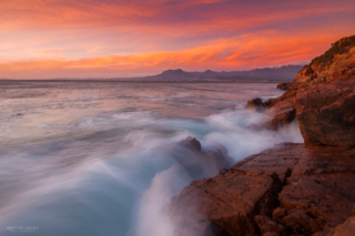 Vibrant Sunset near Gordon's Bay