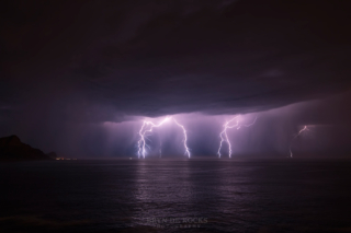 kogelbaai lightning strikes