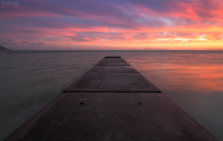 Strand Pier Sunset