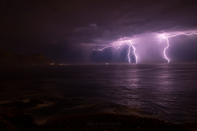 thunderstorm from kogelbaai